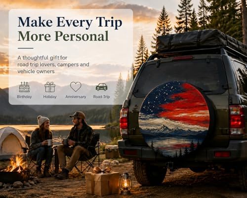 Spare Tire Cover, 420D Oxford Fabric Waterproof Tire Cover - Image 5