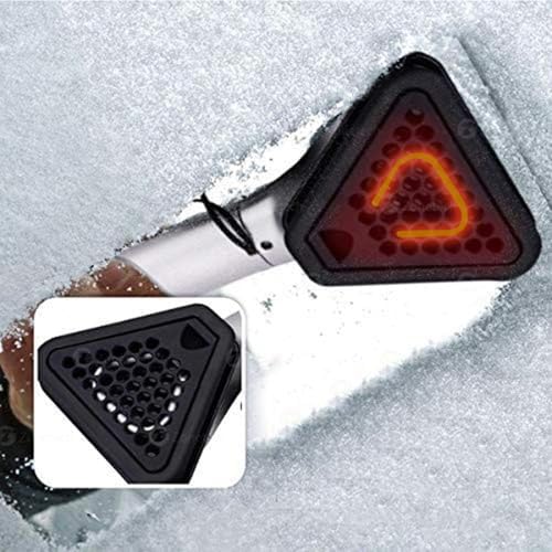 ZONETECH Heated Car Window Ice/Snow Scraper Extendable Auto Windshield Heated - Image 2