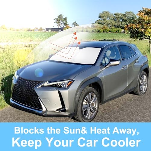 Windshield Sun Shade for 2019-2026 Le-xus UX200/250h/260h/300h/300e - Image 6