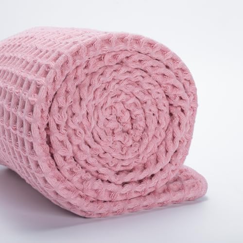 Luxury Organic Japanese Cotton Waffle Bath Towel | Thick, Quick Dry Bathroom - Image 6