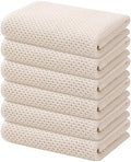 Kitinjoy 100% Cotton Waffle 6-Pack Kitchen Towels by Kitinjoy