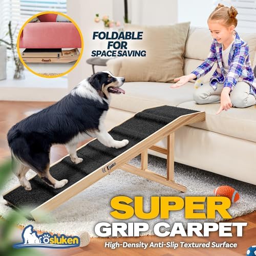 Dog Ramp for Couch, Dog Ramps for Bed, High Traction - Image 4
