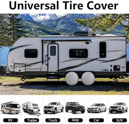 Tire Covers 4 Pack, Fit 27-29 Inch Tire Diameter - Image 6
