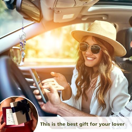 Car Rear View Mirror Accessories Christian Hanging Ornament, Angel Rearview - Image 5