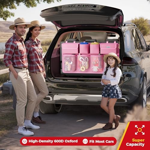 SURDOCA Car Trunk Organizer, LARGE CAPACITY Car Storage Bag - Image 2