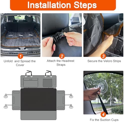 Reliadura SUV Cargo Liner for Dogs, Waterproof Trunk Cover - Image 5