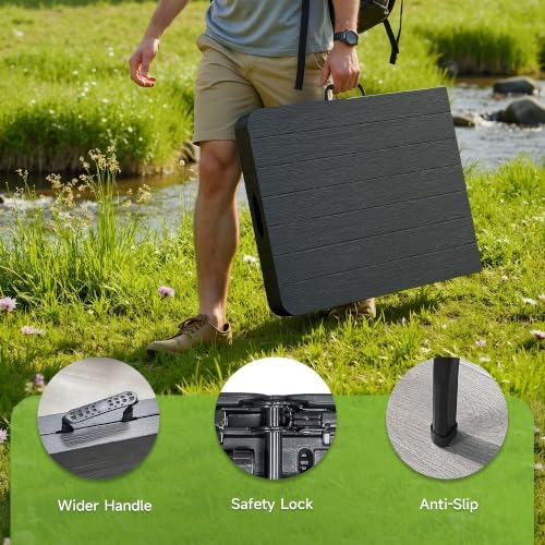 Heavy Duty Folding Table, Sturdy Portable Foldable Table - Image 3