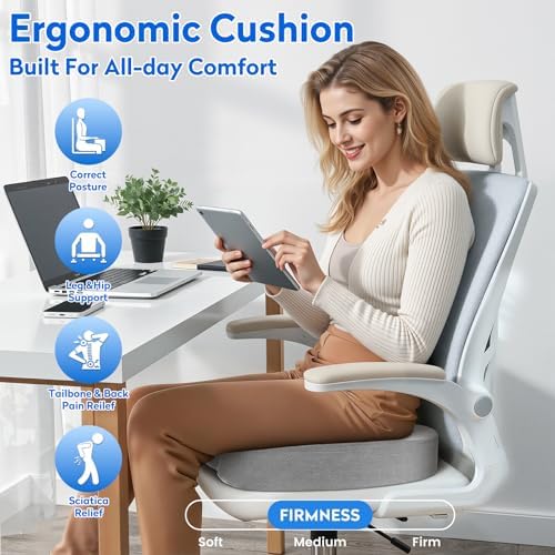 CushZone XL Memory Foam Seat Cushion - Image 6