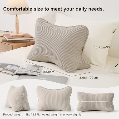 Pat. Pend. Corduroy Lumbar Support Back Pillow - Image 3