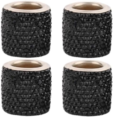 Riloer 4-Pack Car Headrest Collars, Car Seat Headrest Decoration, Rhinestone by Riloer