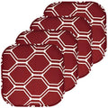Sweet Home Collection Chair Cushion Memory Foam Pads Honeycomb Pattern Slip Non by SweetHomeCollection