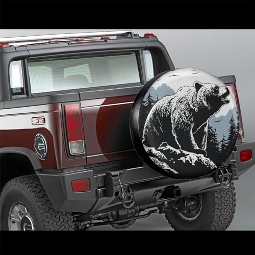 Bear and Mountain Spare Tire Cover Wheel Protectors - Image 6