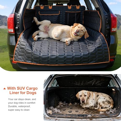 Reliadura SUV Cargo Liner for Dogs, Waterproof Pet Cargo Cover - Image 7