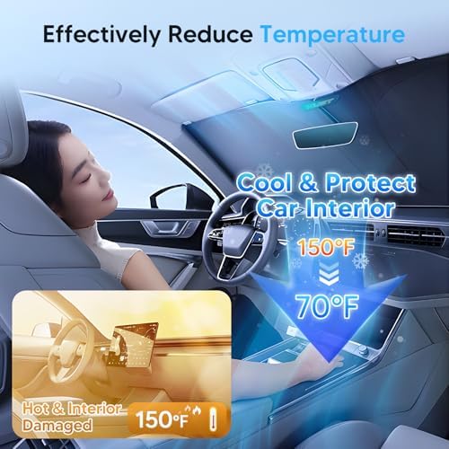 KUST Windshield Sun Shade for BMW i3 2014-2022 Accessories Window Sunshade Sun - Image 2