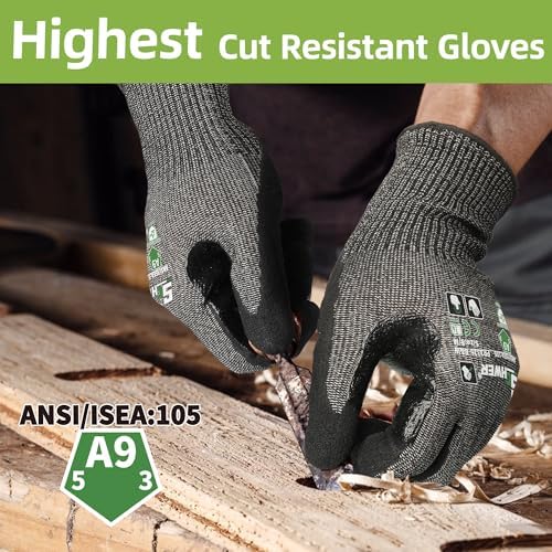 Schwer ProGuard Highest Level Cut Resistant Work Gloves PR3326 - Image 2