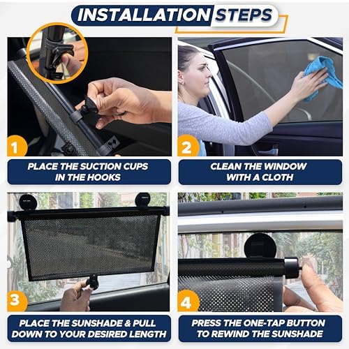 EcoNour Sun Visor, Car Shades for Side Windows - Image 5