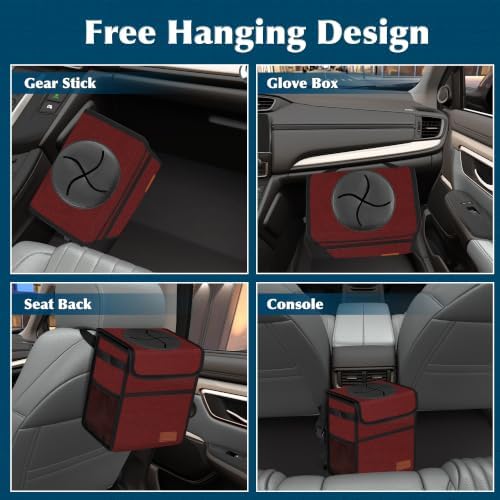 Femuar Leak Proof Car Trash Can - Image 5
