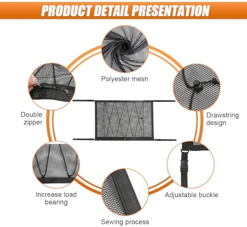 31.5"×21.7" Car Ceiling Cargo Net - Image 4