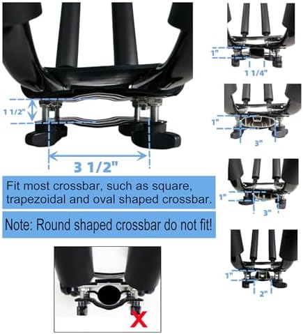 Kayak Roof Rack 2 Pairs Heavy Duty J-Bar Carrier Holder - Image 5