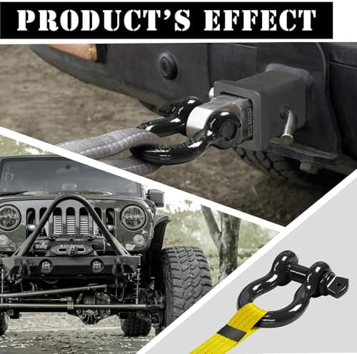 3/4" D Ring Shackle with 7/8" Screw Pin, 4.75T Working Load Limit / 28.5T - Image 6