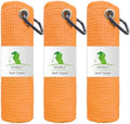 3 Pack 16"x16" Waffle Microfiber Golf Towels by VIVIDLY