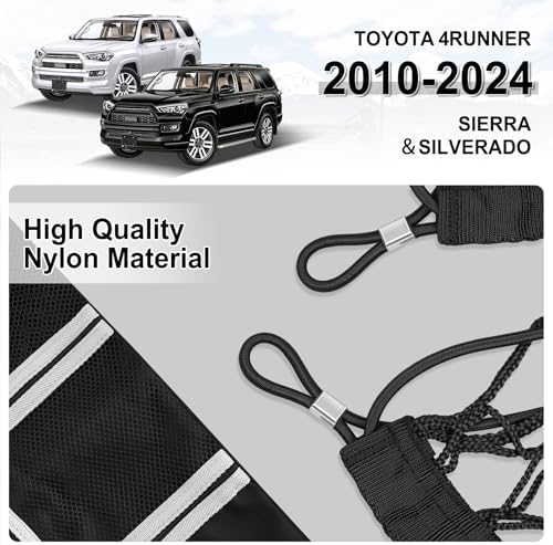 Amiss Truck Bed Cargo Net with Side Organizer, Compatible with Toyota 4Runner - Image 5