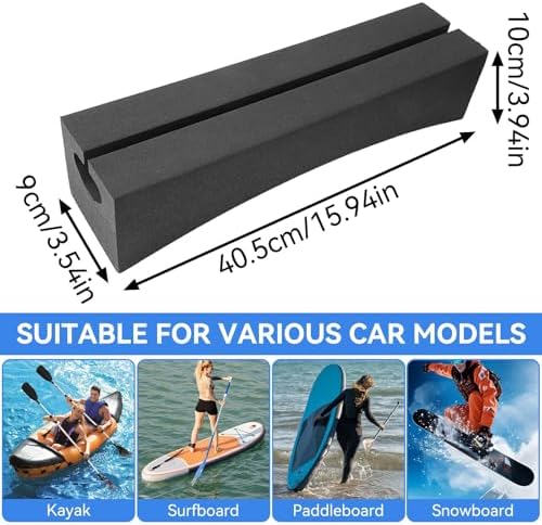 Universal Car Soft Roof Rack Kayak Carrier - Image 2