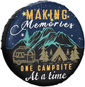 Spare Tire Cover Making Memories One Campsite at A Time Waterproof by YZ-MAMU