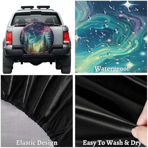 Forest Spare Tire Cover Waterproof Dust-Proof Spare Wheel Covers - Image 4