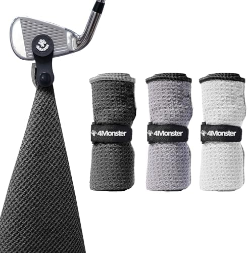 4Monster Golf Towels 3-Pack by 4Monster
