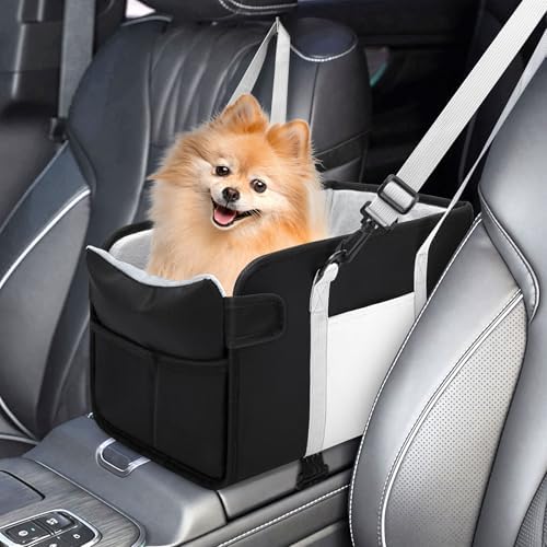 Portable Dog Car Seat for Small Dogs, Puppy Car Seat by NECKORY