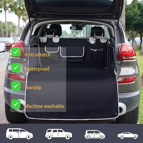 SUV Cargo Liner for Dogs, Waterproof Pet Cargo Cover Dog Seat Mat for SUVs - Image 2