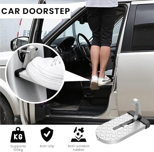 Car Door Pedal, for Porsche Panamera 2017-2023 Car Doorstep Foot Folding Pedal - Image 3