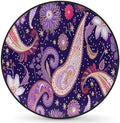 Rv Spare Tire Cover Wheel Purple Ethnic Paisley Tire Covers Wheel Protectors by FengQuGou