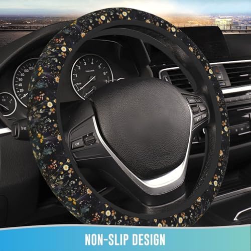 Elastic Steering Wheel Cover, 15 Inch Absorbing Sweat - Image 2