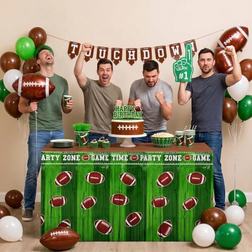 Football Party Decorations Football Fringe Table Skirt - Image 6