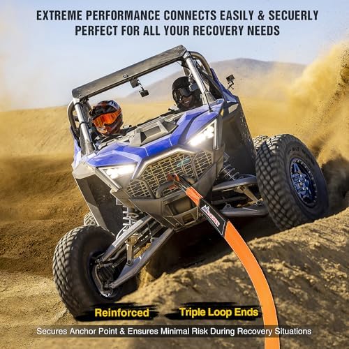 Nilight 3" x 20' Recovery Tow Strap Lab Tested 31, 500lbs Break Strength - Image 7