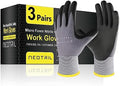 NEOTRIL Safety Work Gloves MicroFoam Nitrile Coated-3/6/12/36 Pairs, Breathable by NEOTRIL