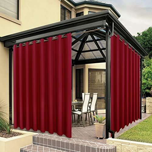 BONZER Outdoor Curtains for Patio Waterproof Thick Privacy by Bonzer