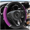 Osilly 15 Inch Rhinestone Leather Steering Wheel Cover by Osilly