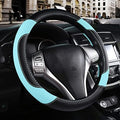 Leather Car Steering Wheel Cover, Universal Fit by Szttswamp