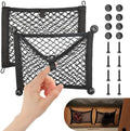 RED WOLF 2 Layer Small Mesh Cargo Net Elastic Storage Netting 2 Pcs Stretchable by REDWOLF
