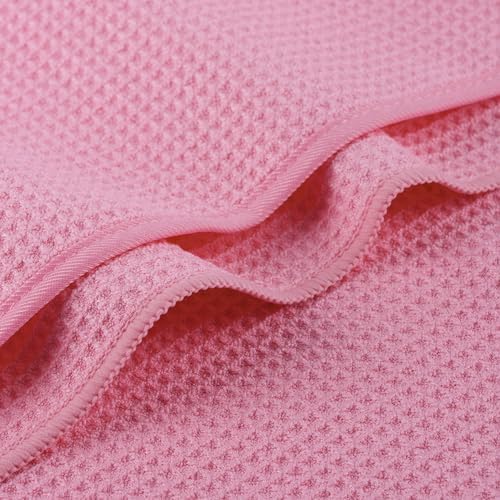 MICROFI Waffle Weave Bath Towel Set, Microfiber, 4 Pieces, Quick Dry, - Image 3