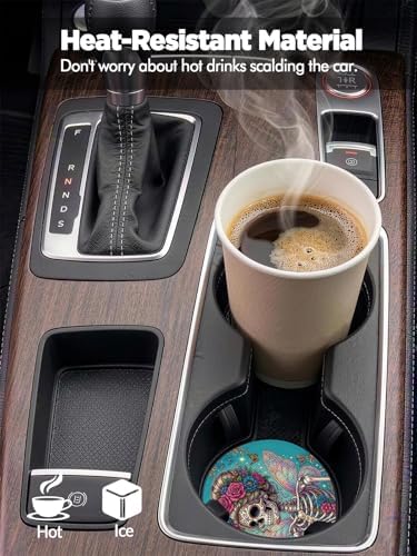 WOCOCN Car Coasters for Cup Holders - Image 3