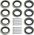 10pcs Trailer Hub Wheel Grease Seals Kit 1.719'' I.D x 2.565'' O.D by GREPSPUD