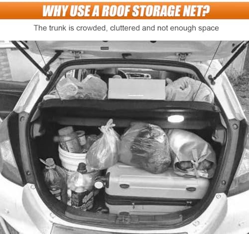 31.5"×21.7" Car Ceiling Cargo Net - Image 3