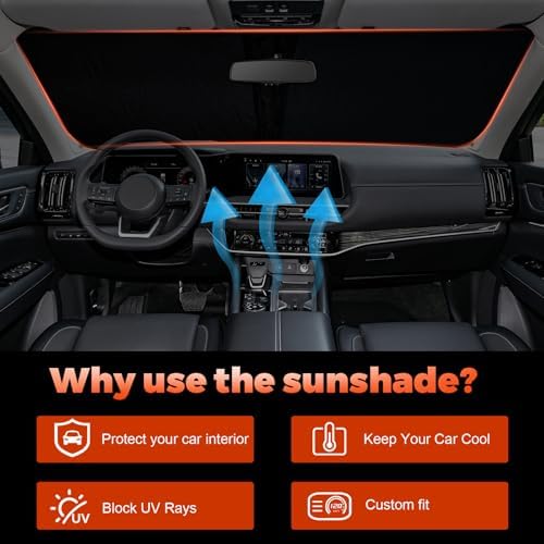 Foldable Front Windshield Sunshade - Image 4