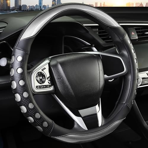 PU Leather Car Steering Wheel Cover by Unknown