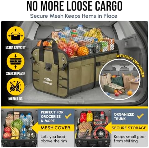 Large Car Trunk Organizer, Modular & Collapsible - Image 6
