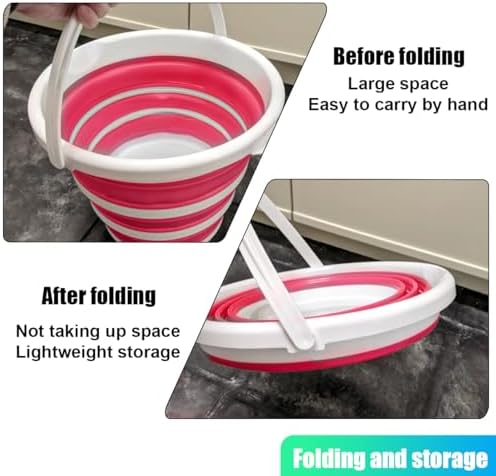 ZIMISI Car Collapsible Bucket, 10L 2.6 Gallon Foldable Car Wash Bucket - Image 4